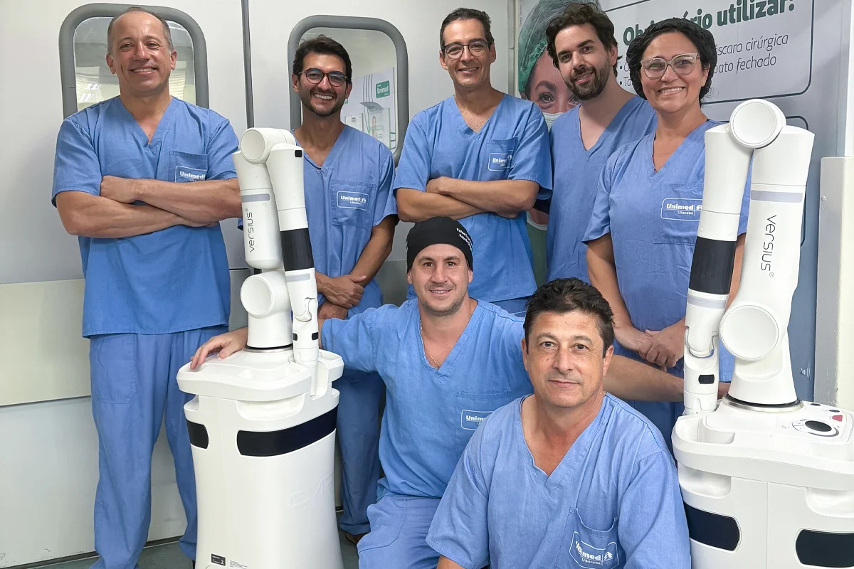 Cirurgia robótica em Uberaba avança com o robô Versius e reforça excelência do ICR.T no Triângulo Mineiro