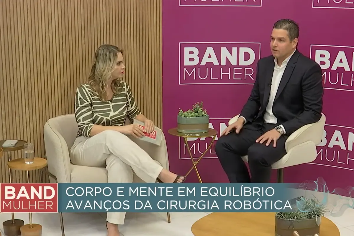 Avanços da Cirurgia Robótica: Dr. Bruno Ferola fala à Band sobre tecnologia e benefícios ao paciente