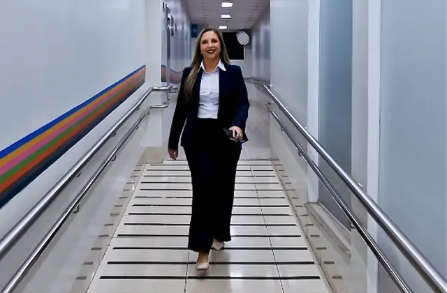 Equipe ICR.T recebendo paciente no hospital